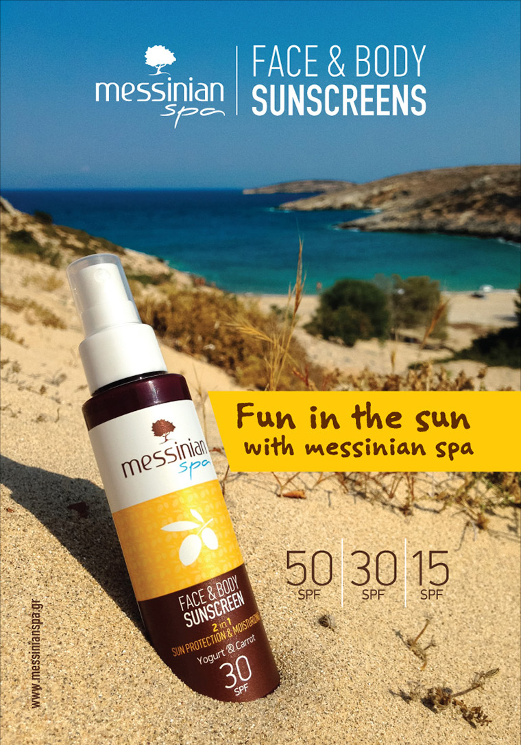 Sunscreens Messinian Spa