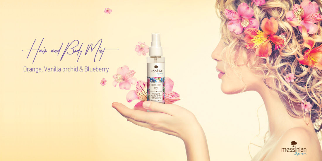 Hair & Body Mist - Orange & Vanilla Orchid & Blueberry