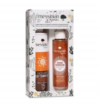 2-Pack Gift Set - SUNSCREEN - DEEP TANNING OIL + Hair &amp; Body Mist - BRONZE SHIMMERING